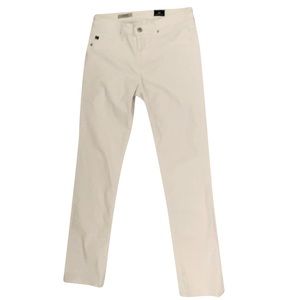 AG The Harper Essential Straight Leg Jeans, white, size 27